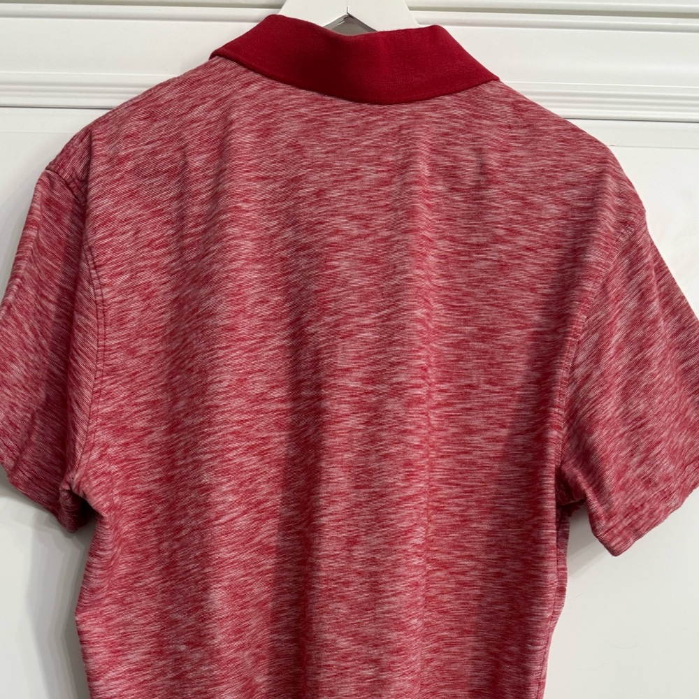 American Rag Men's XL Red and White Short Sleeve Cotton Polo Shirt Golf Tennis - Picture 6 of 8